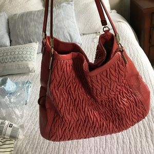 Coach Coral Leather Purse
